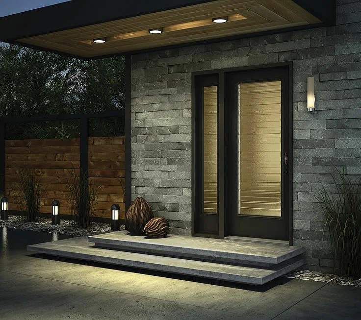 Black Entrance Door